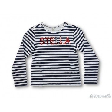 Maglia bambina rigata con...