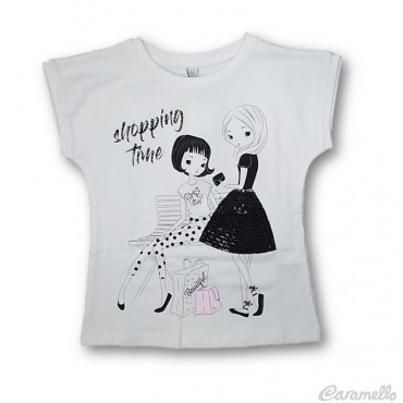 T-shirt bambina con stampa...