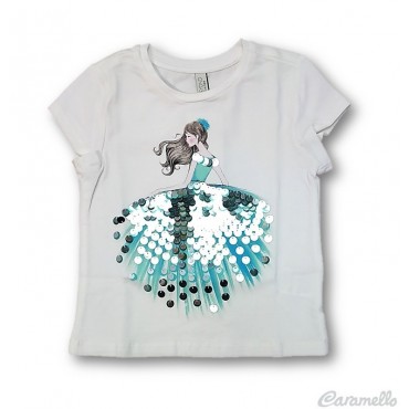 T-shirt bambina con stampa...