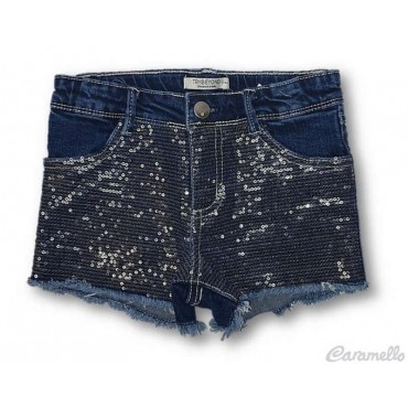 Jeans corto bambina con...