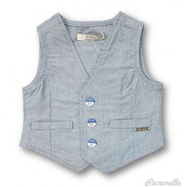 Gilet neonato con bottoni...