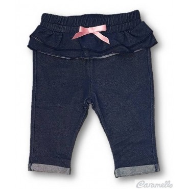 Pantalone con balza in vita...