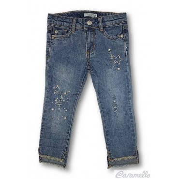 Pantalone jeans con perline e strass BIRBA-TRYBEYOND