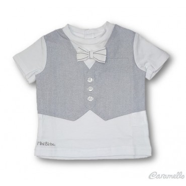 T-shirt in jersey e oxford...
