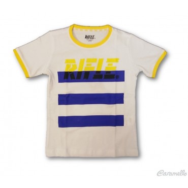 T-shirt bambino con stampa logo RIFLE