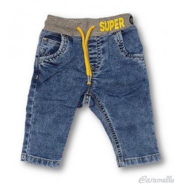 Pantalone jeans con...