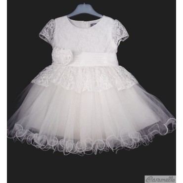 Abito cerimonia con pizzo EMC