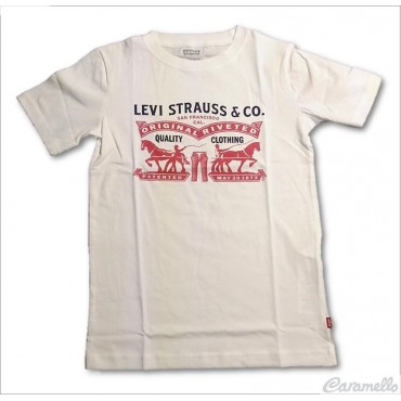 T-shirt con stampa logo Horse pull LEVI'S