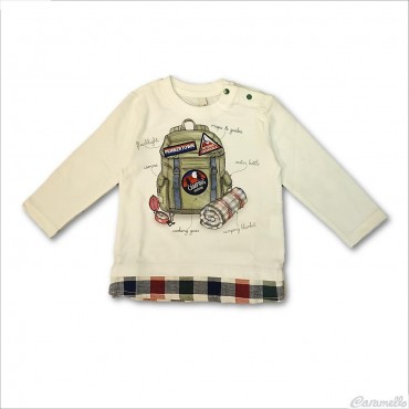 T-shirt con finta camicia...