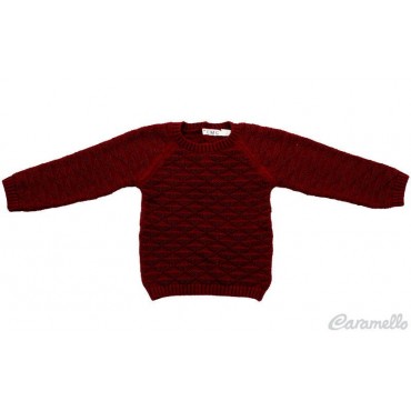 Maglione neonato con rombi...