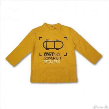 Maglia lupetto con stampa...