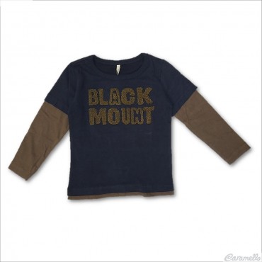 T-shirt doppia con stampa...