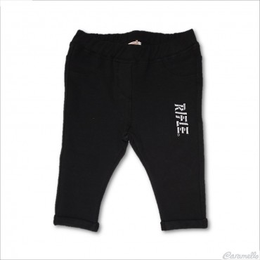 Pantalone felpato con logo...