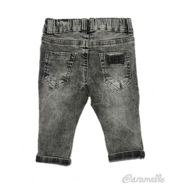 Jeans stretch con banda...