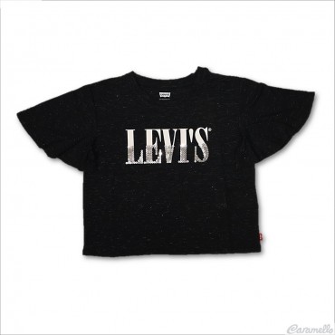 T-shirt con logo in paillettes Levi's