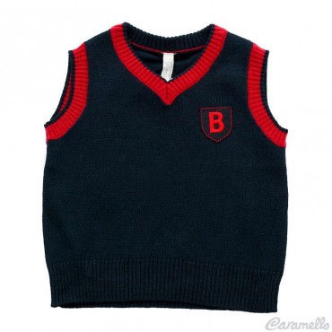 Gilet tricot con stemma...
