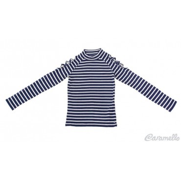 T-shirt ragazza rigata BECKARO