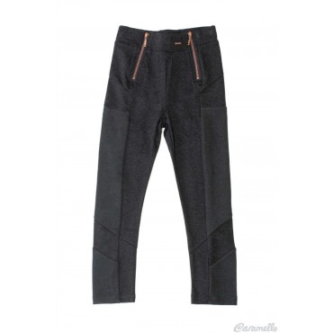 Leggings ragazza con zip...