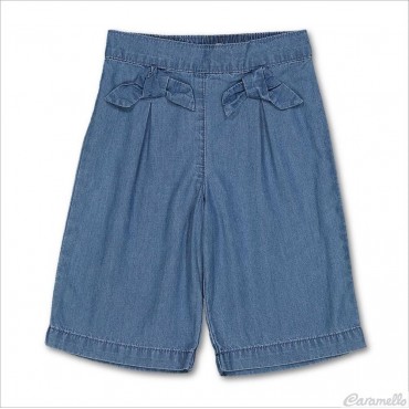 Pantapalazzo in jeans con...