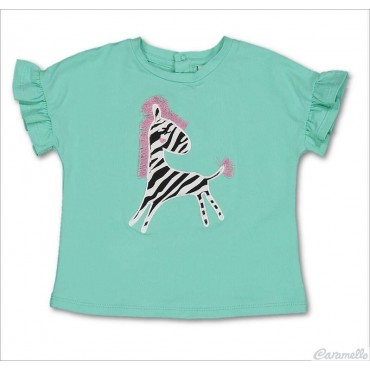 T-shirt Neonata Con Zebra...