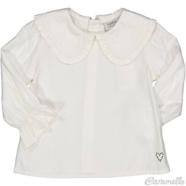 Blusa neonata con colletto...