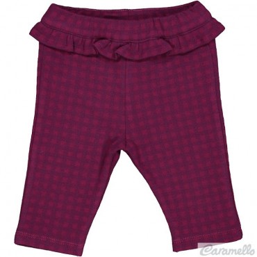 Pantaloni neonata jaquard a...
