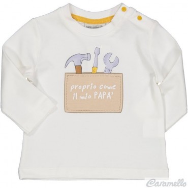 T-shirt neonato con stampa...