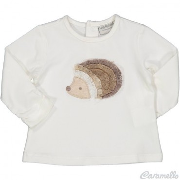 T-shirt neonata con ricamo...