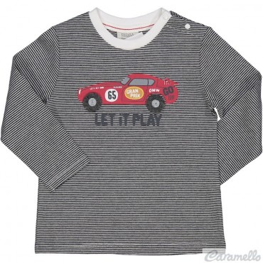 T-shirt bambino rigata con...