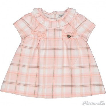 Vestito neonata scozzese...