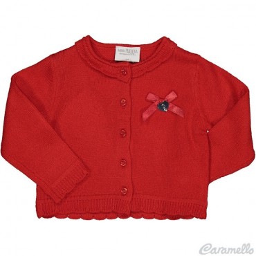 Cardigan neonata tricot con...