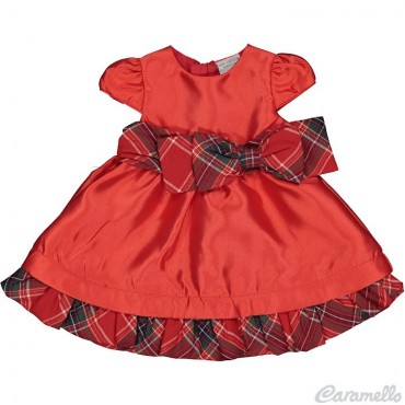 Vestito neonata in satin...