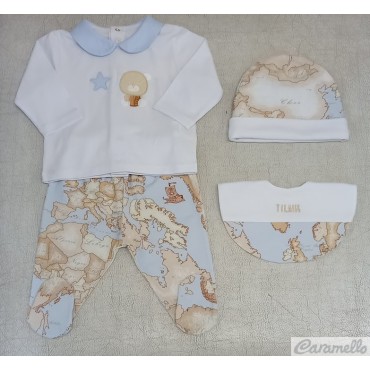 Completo 4 pezzi neonato...