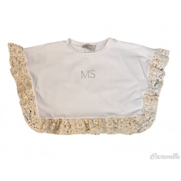 Blusa corta bambina con...