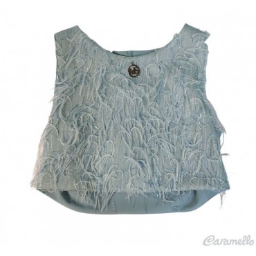Top bambina smanicato con...