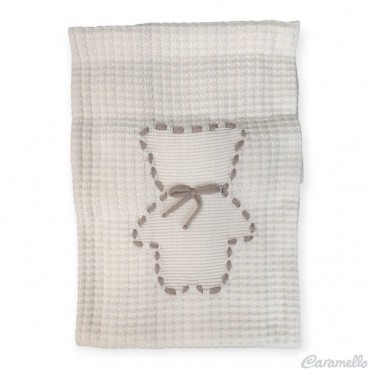 Copertina neonato tricot...