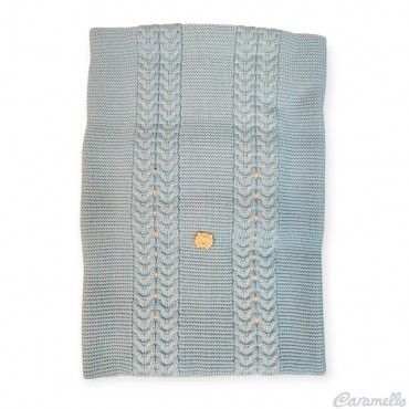 Copertina neonato tricot...