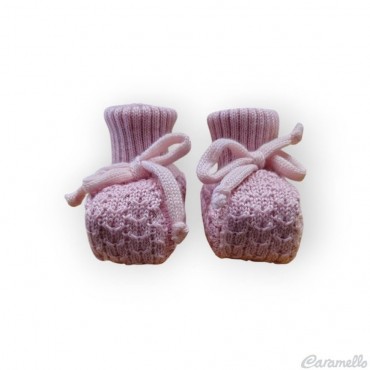 Scarpine neonata tricot con...