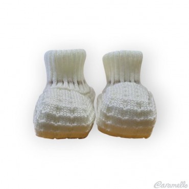 Scarpine neonato tricot con...