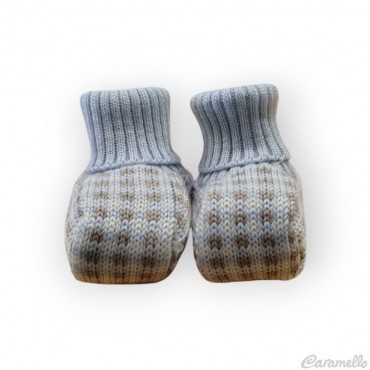 Scarpine neonato tricot con...