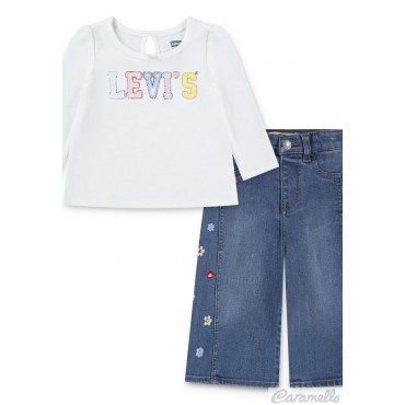Set neonata top e jeans...